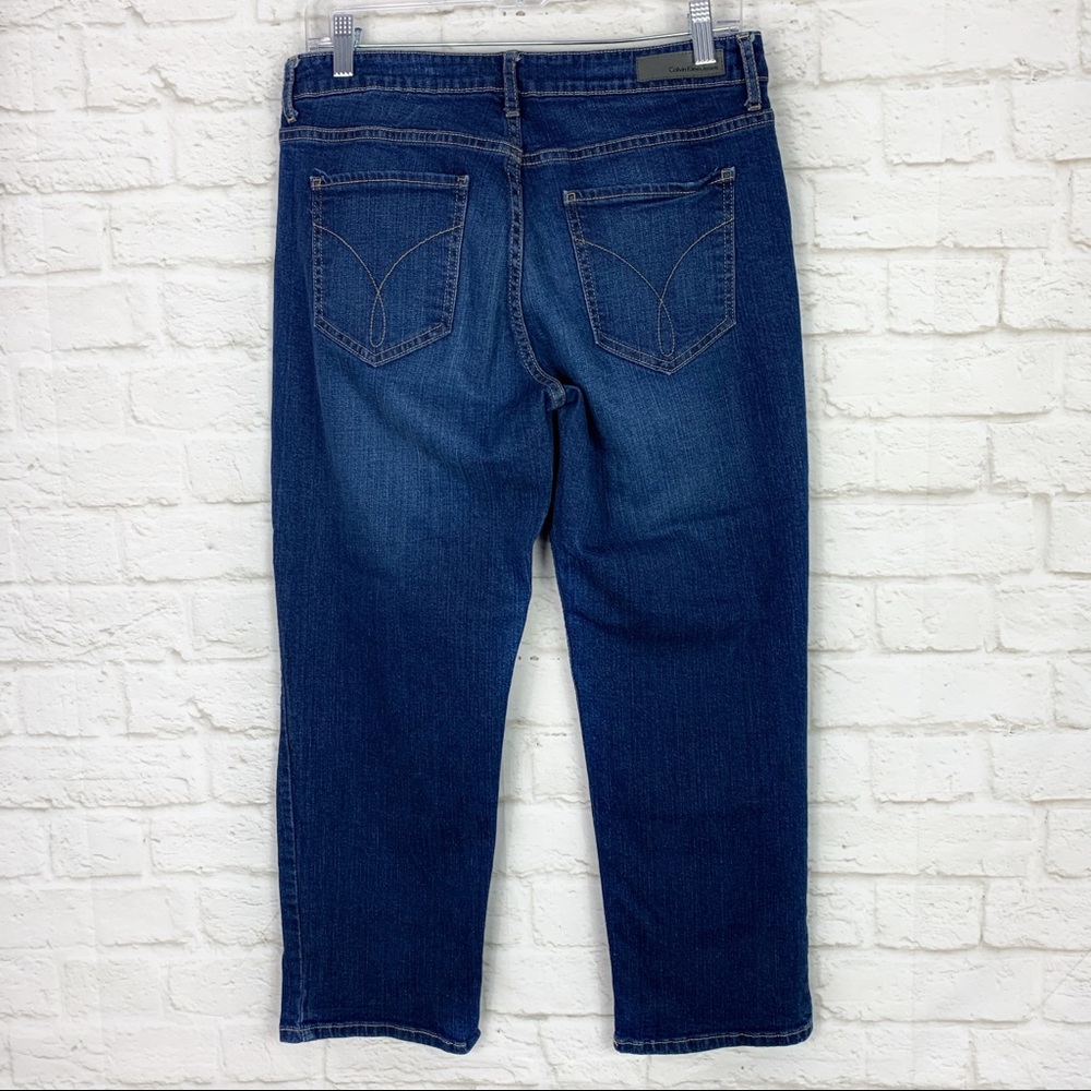 Calvin Klein Jeans MediumWash MidRise Denim Capris - Picture 4 of 6